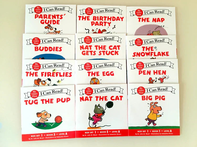 I Can Read Phonics 12 Books/Set English Story
