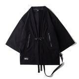 2023 Ribbon Hip Hop Punk Techwear Kimono Oversized