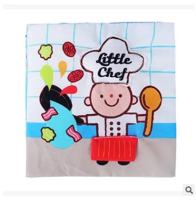 Infant Baby Cloth Book Bath Potty Baby Book