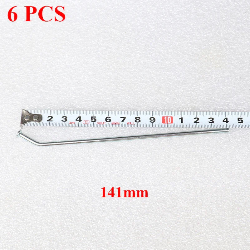 6PCS Spokes Wire Circle Nipples 18 19 21