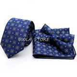 45 Color Paisley Geometry Striped 7.5cm Tie Set