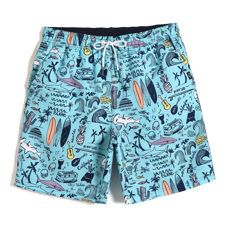 2023 Beach Vacation Beach Shorts Men's Quick Dry