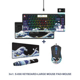 womier S-K80 Gamer Keyboard with Color OLED Display