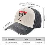 Baseball Cap Pearls Jam Rock Band Outfit for