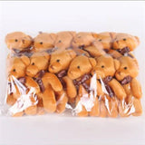 12Pcs/Lot Soft Stuffed Bear Plush Toys Mini Teddy