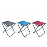 Outdoor Aluminum Alloy Folding Stool Portable Fishing Camping