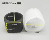 8pcs Plastic Office chair leg pads Cover 25mm