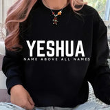 Yeshua Christian Jireh Sweatshirt Jehovah Jesus God Knitted