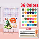 168 Color Marker Pen Set Manga Double-Headed Comic