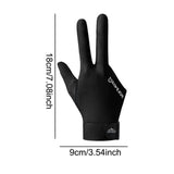 1pcs Polyester Spandex Snooker Billiard Cue Glove Pool
