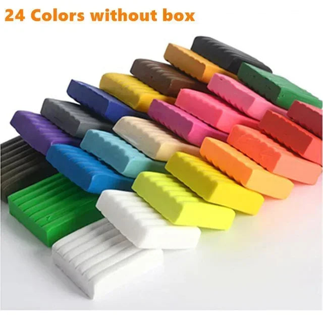 24 Pcs DIY Polymer Clay Baking Hand Casting