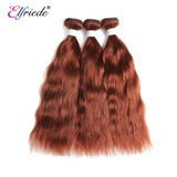 Elfriede #33 Dark Auburn Colored Natural Wave Hair
