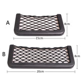1pcs2pcs Car Organizer Storage Bag Auto Paste Net