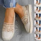 2023 Women's Lace Hollow Out Mesh Summer Flats