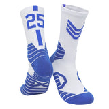 5 Pairs Men's Athletic Crew Socks Performance