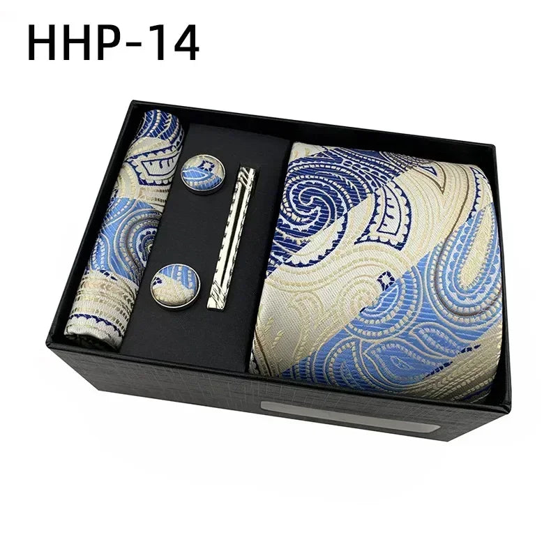 Luxury Tie Set Gift Box for Men Jacquard