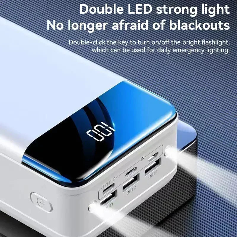 2023New 200000mAh Power Bank Portable Fast Charging PowerBank