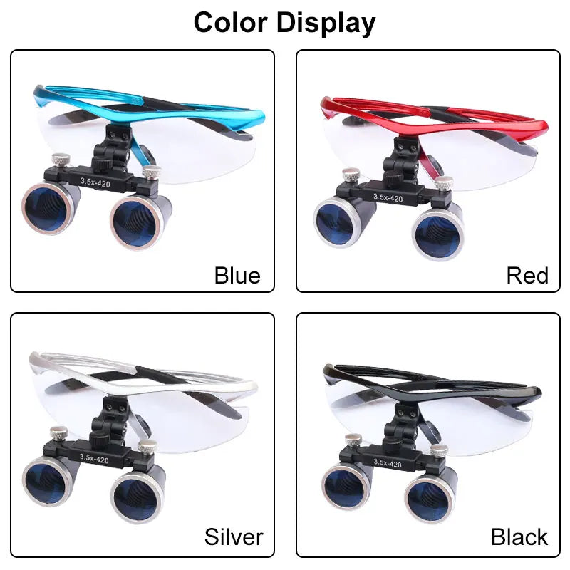 Head Wearing Dental Loupe Ultralight Binocular Magnifier Dentist