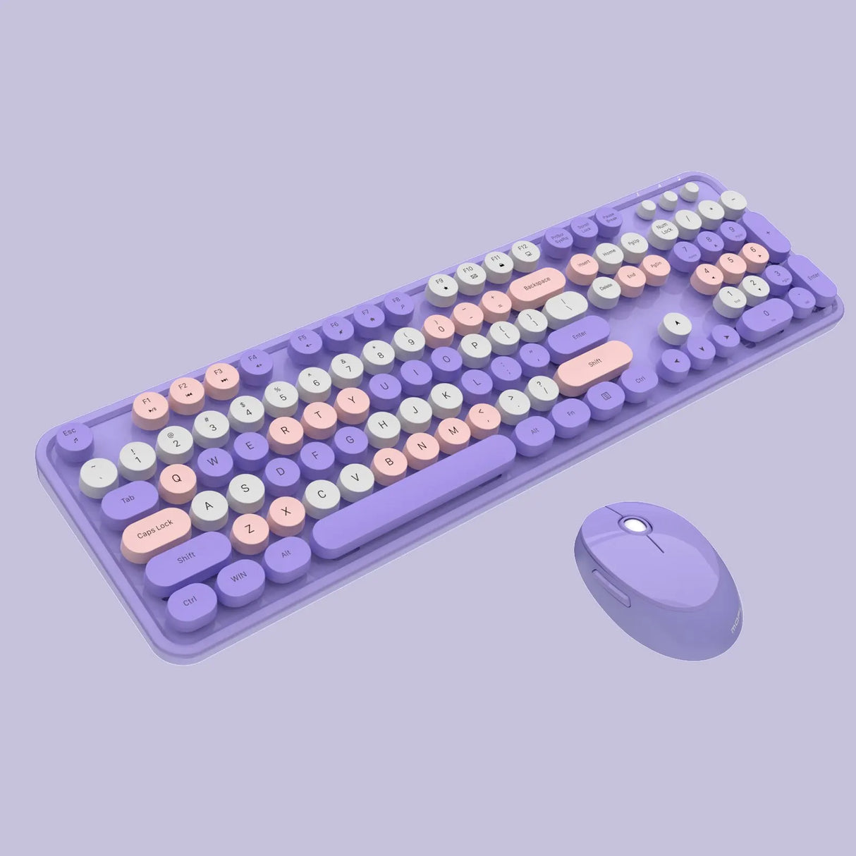 MOFII SWEETWireless Keyboard and Mouse Combo,2.4G Plug and
