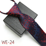 New Suit Business Zipper Tie for Man 48*7cm