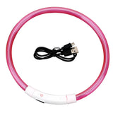 Led Usb Rechargeable Dog Collars Pet Luminous Collar
