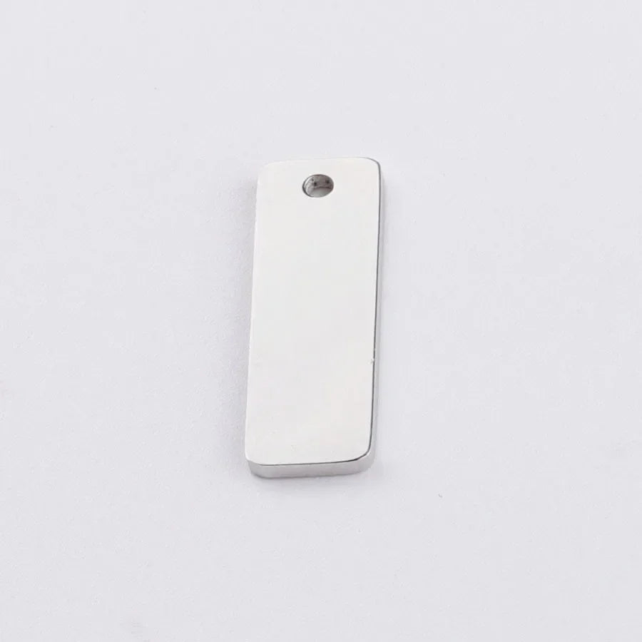 6*22mm Custom Clothing Metal Tag Bag Metal Tag