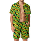 Jamaican Flag Men Sets Jamaica Cushion Aesthetic Casual