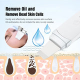 Ultrasonic Skin Scrubber Face Vibration Spatula Blackhead Remover