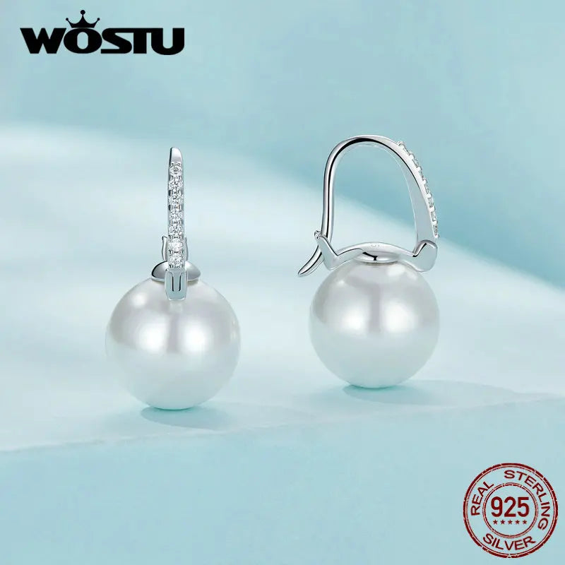 WOSTU Real 925 Sterling Silver European Simple U