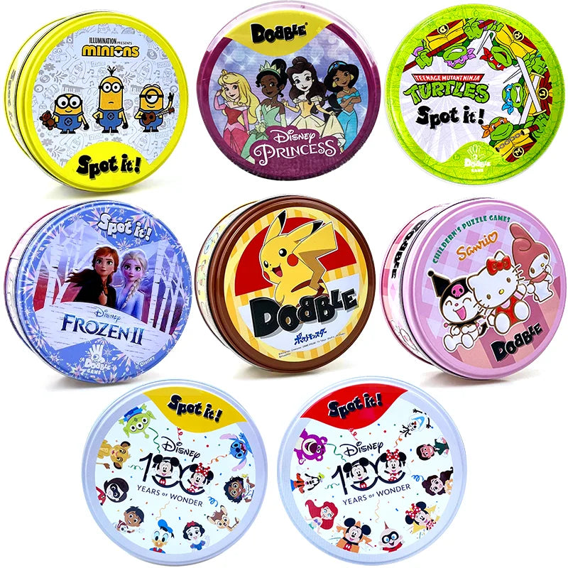 Spot It Dobble Juego Double Game Card Pokemon