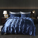Luxury Gold Mulberry Silk Bedding Set Comforter Quilt