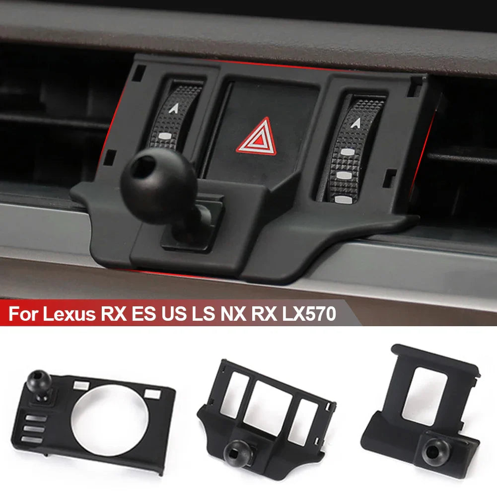 17mm Car Phone Holder Mount for Lexus ES, UX, LS, RX 570, NX, CT - Dedicated GPS Bracket