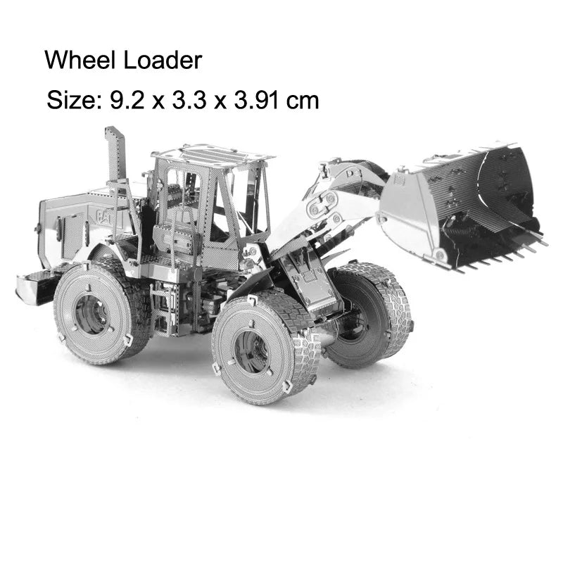 3D Metal Puzzles DIY Assembly Model Engineering Vehicle