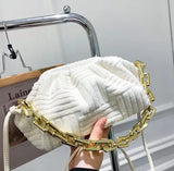 2024 new women fashion towel embossed clutch bag
