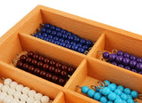 Montessori Mathematics Material 1-9 Beads Bar in Wooden