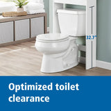 White 23 in. W Bathroom Space Saver Cabinet