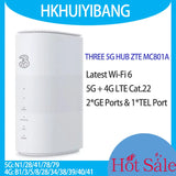 Unlocked ZTE MC801A WiFi 6 3.8Gbps 5G Wireless