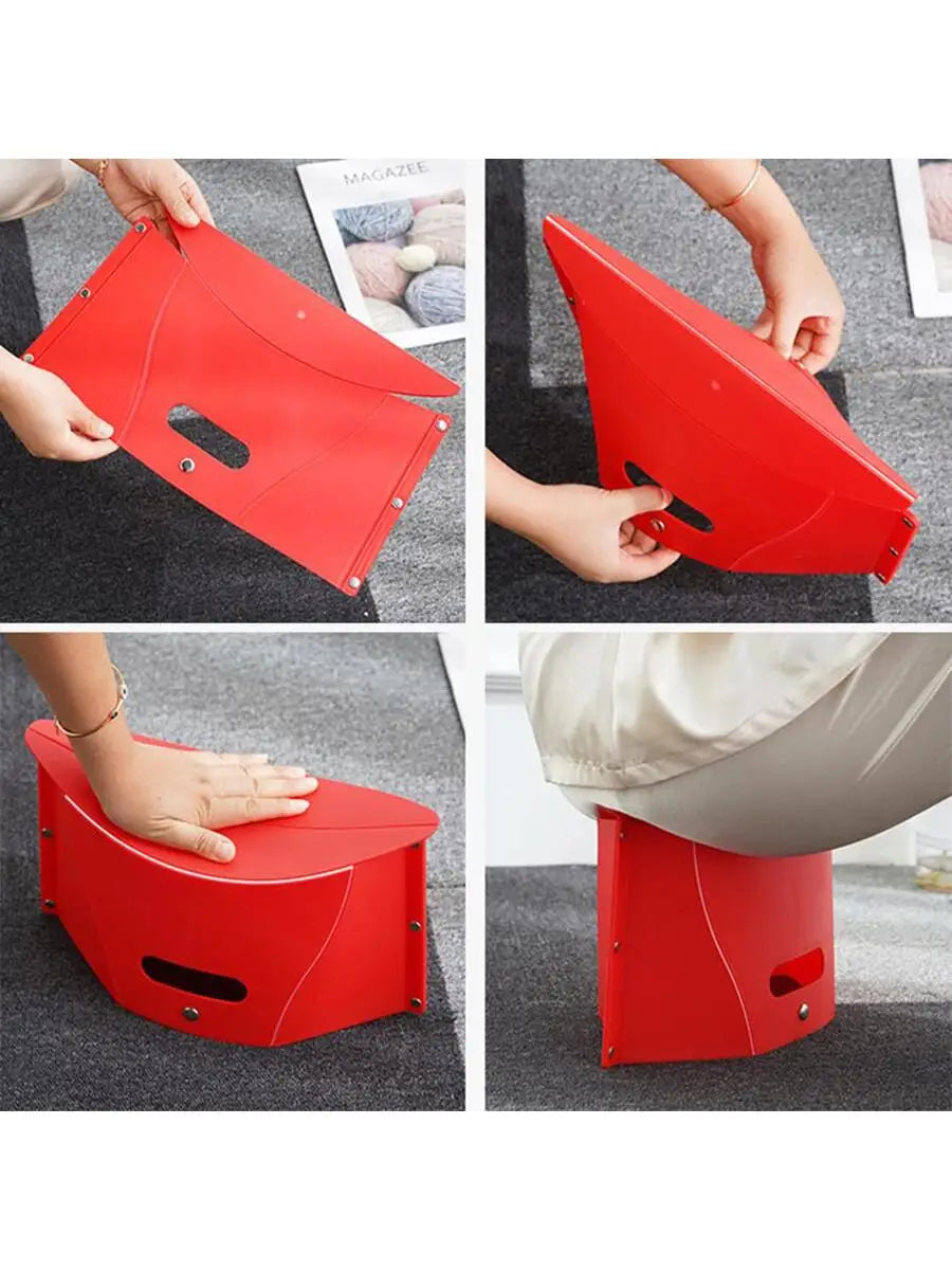 Portable Folding Step Stool Card Folding Shrink Stools