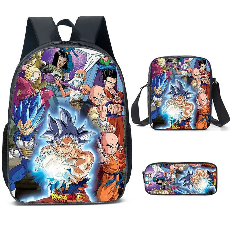 3 Pcs/set Dragon Ball 3D Print Cartoon School