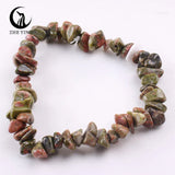 Stretch Natural 5-8mm Chips Bead Bracelet Healing Crystal