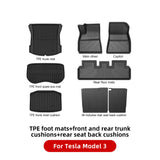 YZ For Tesla Floor Mats Model 3 Y