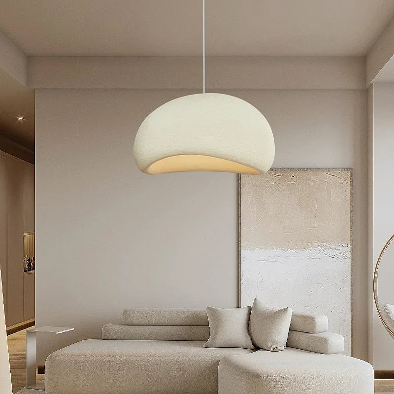 Minimalist Wabi-Sabi LED Chandeliers Light Living Kitchen Island