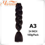 6 Pcs 24" Jumbo Synthetic Braids Hair Extensions