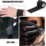 96/48/24/10/6/3pcs Black Tattoo Grip Bandage Cover Wraps Tapes