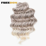 FREEDOM Synthetic Deep Curly Twist Crochet Hair 16