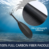 Sea Kayak Paddle Sport-Line 100% Full Carbon Fiber