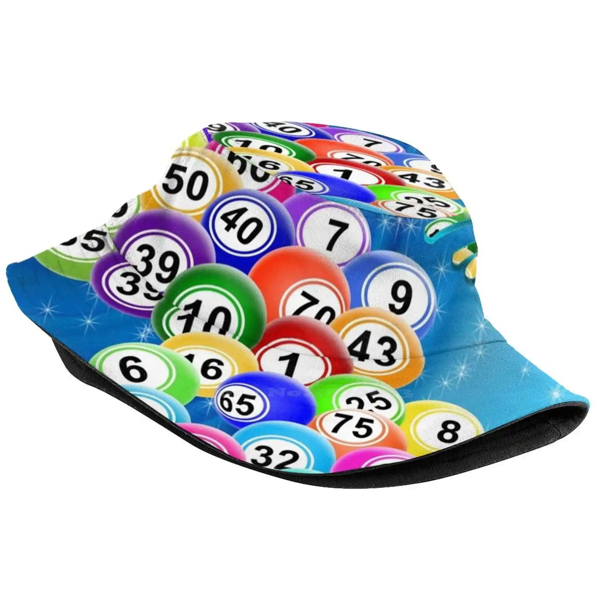 Bingo Balls Fisherman'S Hat Bucket Hats Caps Bingo