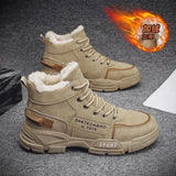Autumn and Winter Middle Cylinder Fashion Men's Shoes