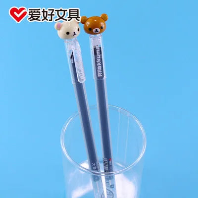 2Pcs AIHAO GP2030 Rilakkuma Gel Pens 0.5mm Fine