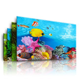 Aquarium Background Decoration Sticker Fish Tank Landscape Sticker